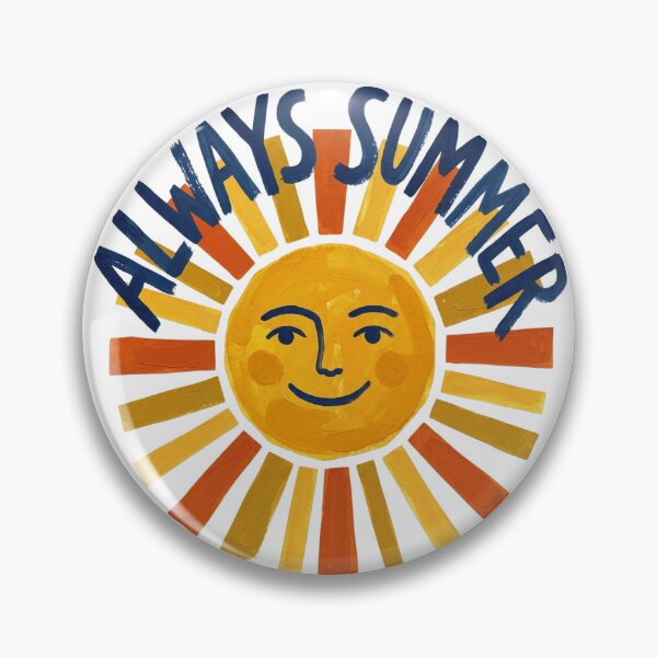 Item preview, Always Summer - Minimalist Retro Sun Illustration designed and sold by SoulTreasures.