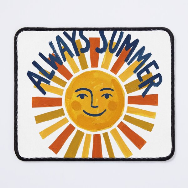 Item preview, Always Summer - Minimalist Retro Sun Illustration designed and sold by SoulTreasures.