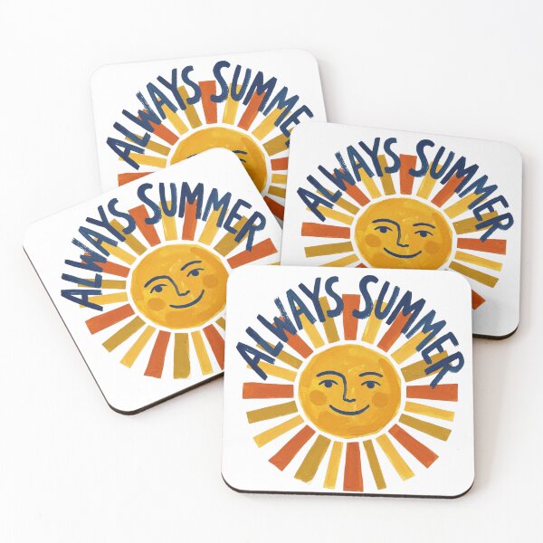 Item preview, Always Summer - Minimalist Retro Sun Illustration designed and sold by SoulTreasures.
