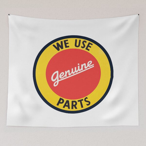 Item preview, Vintage We Use Genuine Parts designed and sold by QuayTradingCo.