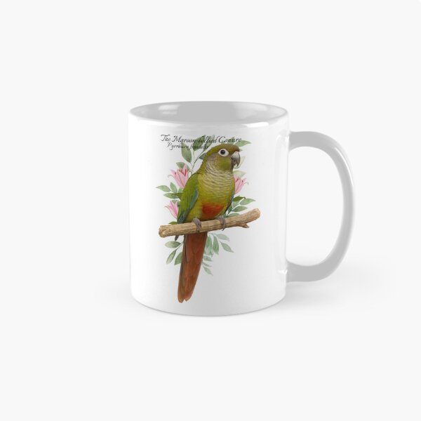 Item preview, The Maroon-bellied Conure Scientific illustration Design designed and sold by AvianDesign.