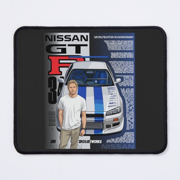 Item preview, Skyline R34 Twin Turbo Legend – Street Racing Icon designed and sold by BronArtworks.