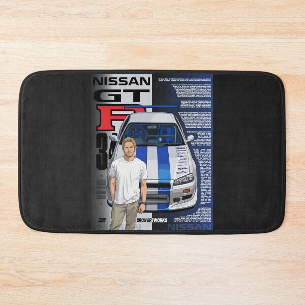 Item preview, Skyline R34 Twin Turbo Legend – Street Racing Icon designed and sold by BronArtworks.