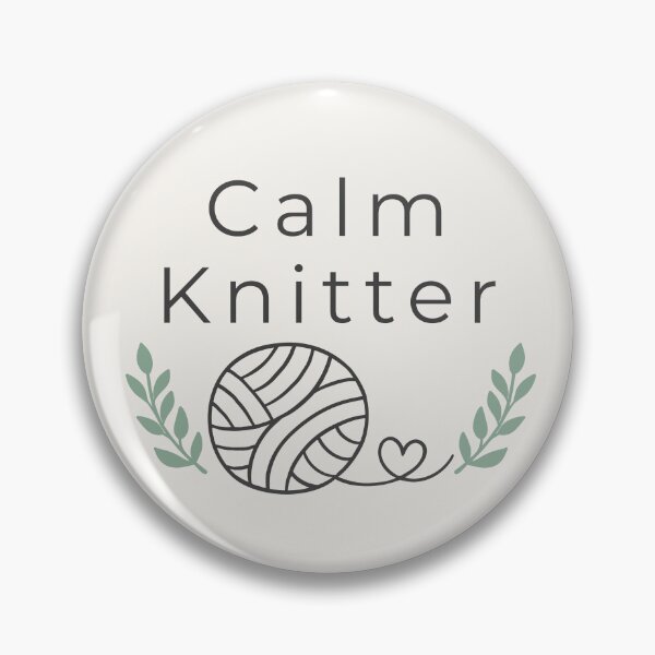 Item preview, Calm Knitter Cosy Knitting & Yarn Craft Design designed and sold by SipAndStitchCo.