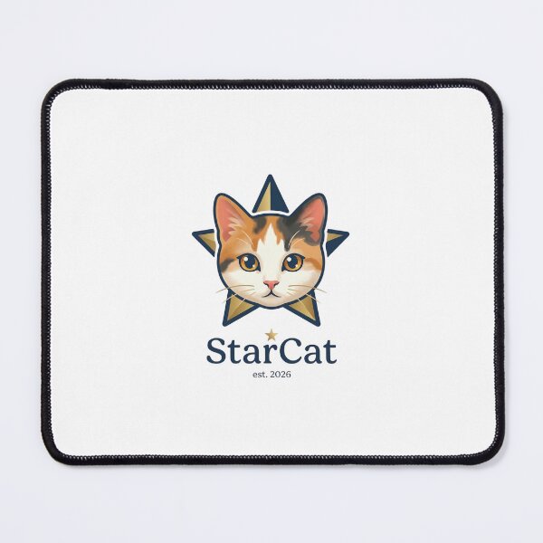 Item preview, ​StarCat - Cute Calico Cat Star Logo Design designed and sold by Starcatdesigns2026.