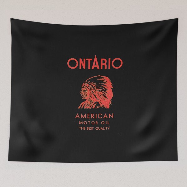 Item preview, Vintage Ontario American Motor Oil - Red designed and sold by QuayTradingCo.