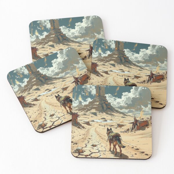 Item preview, German Shepherd in the wasteland designed and sold by The King's general goods.