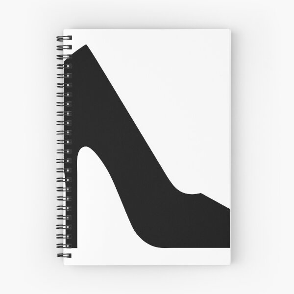 Item preview, Elegant Black High Heel Pump Shoe Silhouette Icon designed and sold by Creative88Art.