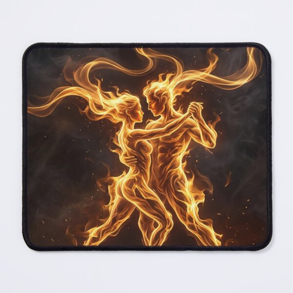 Item preview, Eternal Flame Dancing Couple Fire Art designed and sold by MakarenaCreate.