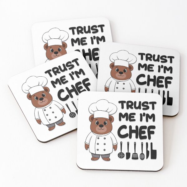 Item preview, Trust me I'm a chef cute bear designed and sold by Shedronpanda.