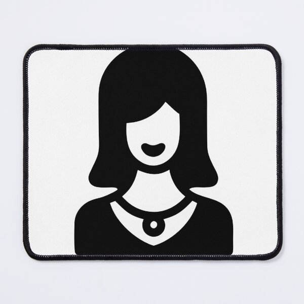 Item preview, Elegant Female User Avatar Silhouette Icon designed and sold by Creative88Art.