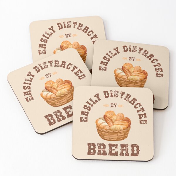 Item preview, Easily distracted by bread designed and sold by Shedronpanda.