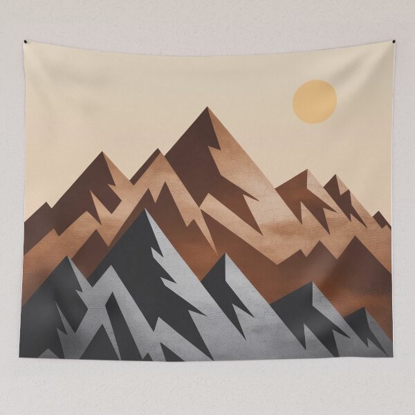 Item preview, MAJESTIC MOUNTAINSCAPE—Modern Minimalist Design designed and sold by Wander X Design.