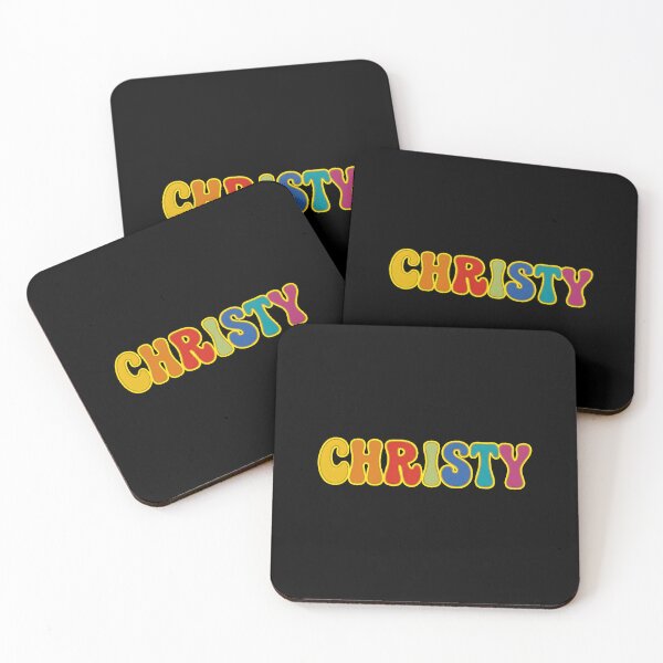 Item preview, ❤️ Christy Personalized Name Wavy Retro Shirt, Coffee Mug, Sticker Gift designed and sold by HelixPedia.