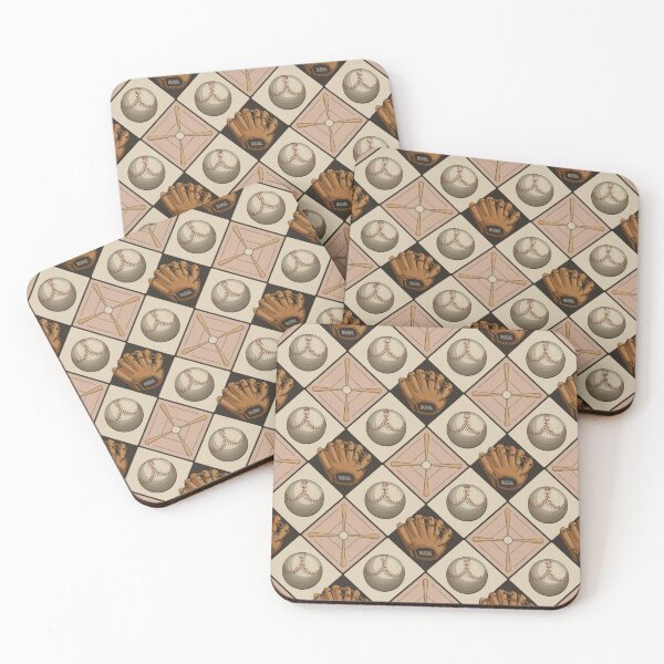 Item preview, Baseball Diamond Seamless Pattern – Bats, Gloves & Baseballs designed and sold by Midnight Veil Designs.