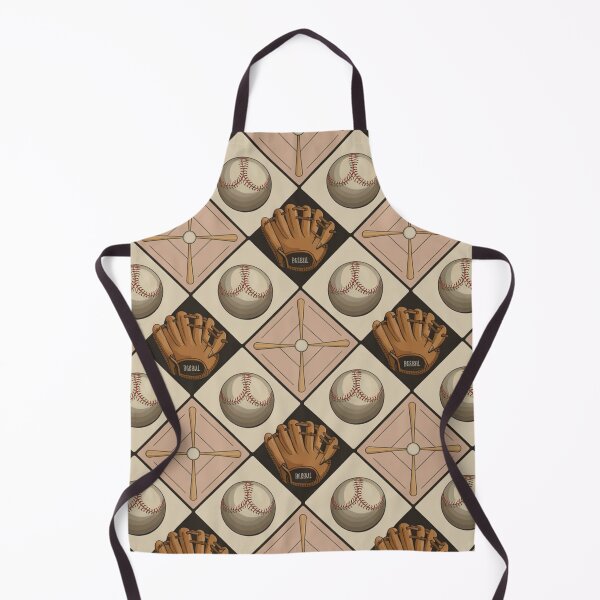 Item preview, Baseball Diamond Seamless Pattern – Bats, Gloves & Baseballs designed and sold by Midnight Veil Designs.