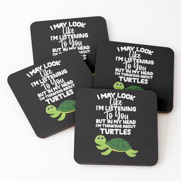 Item preview, I May Look Like I'm Listening To You But In My Head I'm Thinking About Turtles  designed and sold by GabbyKash.