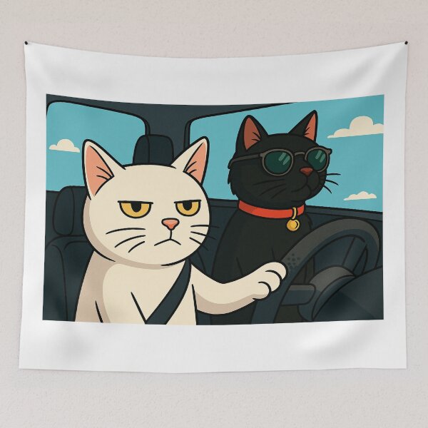 Item preview, catcat (driving cats)4 designed and sold by sanawnaw154.