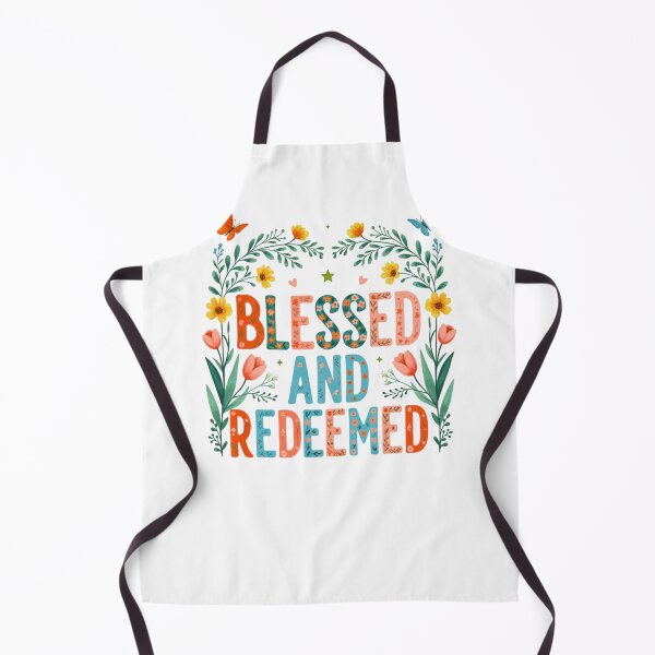 Item preview, Blessed and Redeemed Floral Boho Christian Scripture Art designed and sold by LazyScreations.