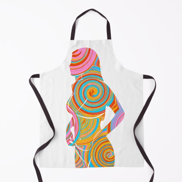 Item preview, Colorful Abstract Female Silhouette Swirl Design designed and sold by CharmingArt23.