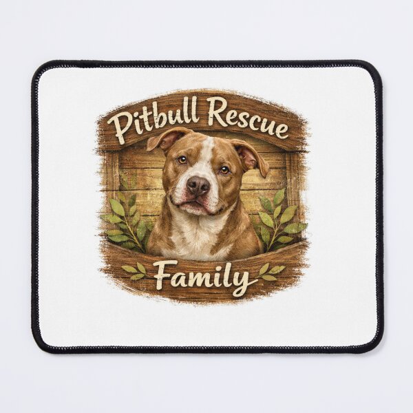 Item preview, Vintage Style Pitbull Rescue designed and sold by My Pitbull Place.