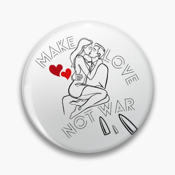 Item preview, Make Love Not War (With Bullet Version) designed and sold by ReuvenStore.