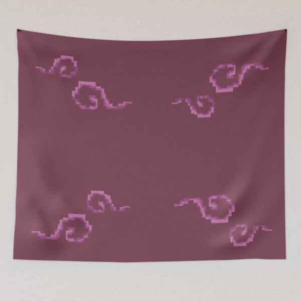 Item preview, Waves on red background. Pixel art. designed and sold by YaroshMaria.
