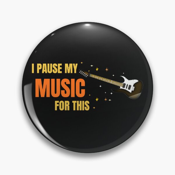 Item preview, I Pause My Music For This – Funny Music Lover Gift Vintage Design designed and sold by Joyful-Pixel.