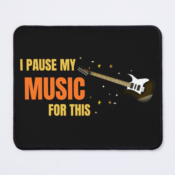 Item preview, I Pause My Music For This – Funny Music Lover Gift Vintage Design designed and sold by Joyful-Pixel.