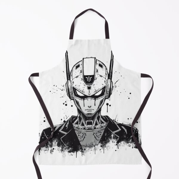 Item preview, Cyberpunk Robot Sticker – Futuristic Sci-Fi Android Head Design designed and sold by InkPatchify.