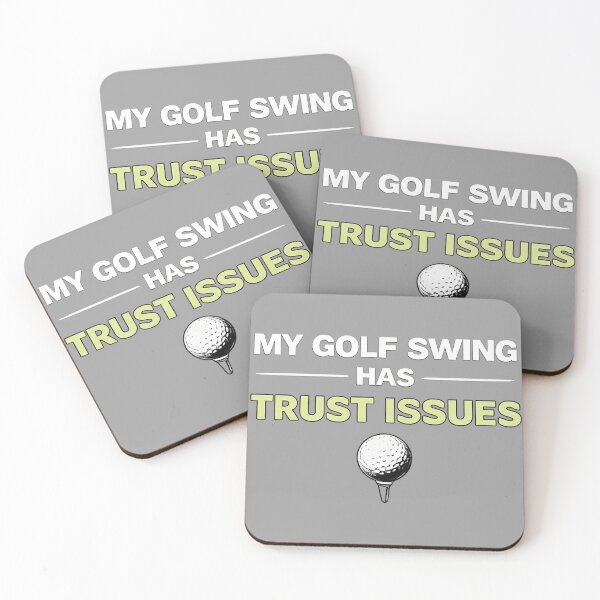 Item preview, My Golf Swing Has Trust Issues Funny Golf Shirt Golfer Humor Gift designed and sold by Off-DutyDesign.