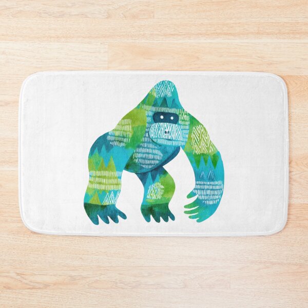 Item preview, Boho Geometric Gorilla – Modern Tribal Animal Illustration designed and sold by olenapetol.