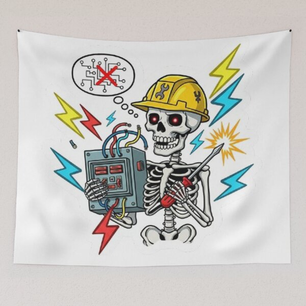 Item preview, Electrician Tradie 3 designed and sold by sanawnaw154.