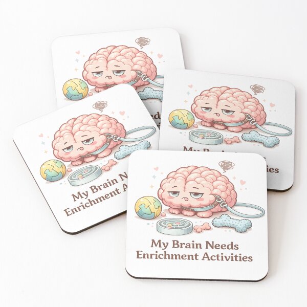 Item preview, My Brain Needs Enrichment Activities – Brain Pet Series designed and sold by GeaSupplyStudio.