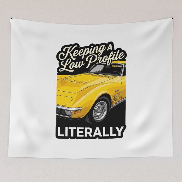 Item preview, 1972 Corvette Stingray LT-1 Yellow Vintage Car designed and sold by EKHOAISTORE.