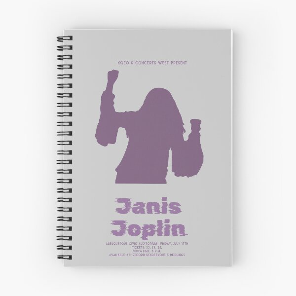 Item preview, Janis Joplin live in Albuquerque fan art designed and sold by Etaipal.
