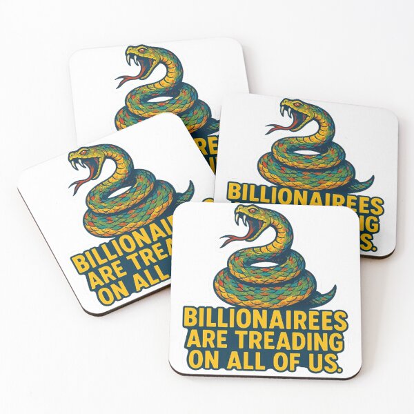 Item preview, billionaires are treading on all of us bumper designed and sold by sanawnaw154.