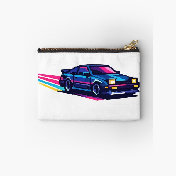 Item preview, Retro Pixel Car Neon Racing 90s Gaming designed and sold by athenaVart.