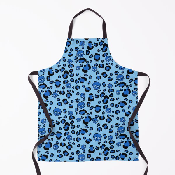 Item preview, Skull Leopard Print (Blue Version) designed and sold by JanGrackle.