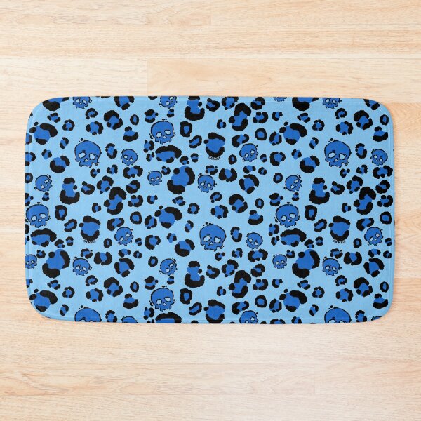 Item preview, Skull Leopard Print (Blue Version) designed and sold by JanGrackle.