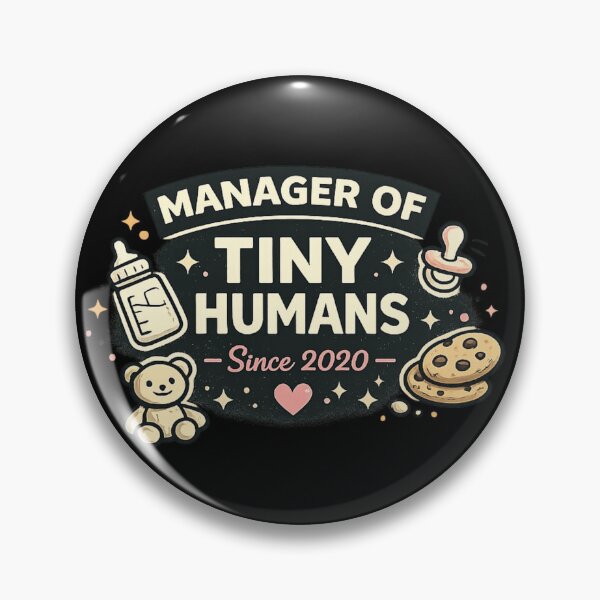 Item preview, Manager of Tiny Humans Shirt – Funny Mom Life Tee, Motherhood Humor Gift for Moms designed and sold by Final Chance Designs⭐️⭐️⭐️⭐️⭐️.