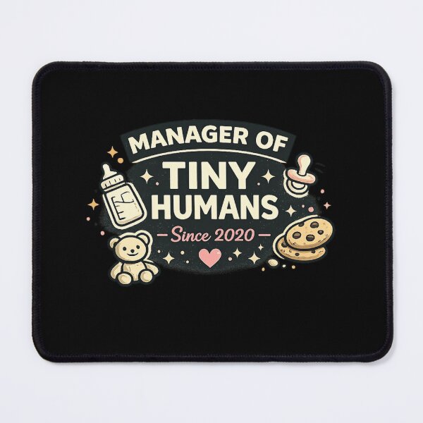 Item preview, Manager of Tiny Humans Shirt – Funny Mom Life Tee, Motherhood Humor Gift for Moms designed and sold by Line-Mood1⭐️⭐️⭐️⭐️⭐️.