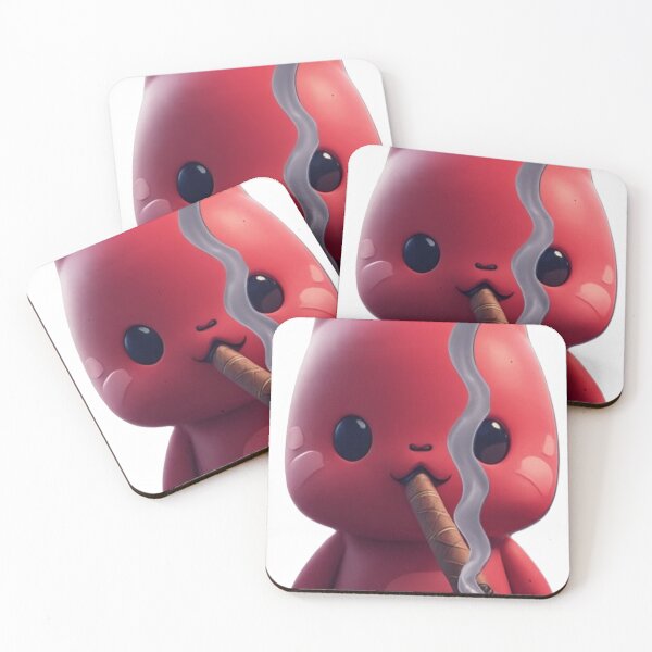 Item preview, Red Smoking Cat Devil: Cool Mascot Design designed and sold by Mido-artister.