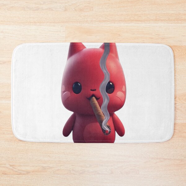 Item preview, Red Smoking Cat Devil: Cool Mascot Design designed and sold by Mido-artister.