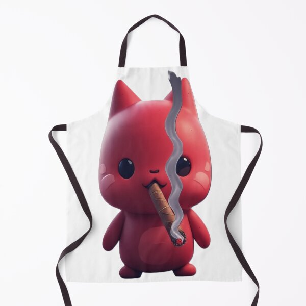 Item preview, Red Smoking Cat Devil: Cool Mascot Design designed and sold by Mido-artister.