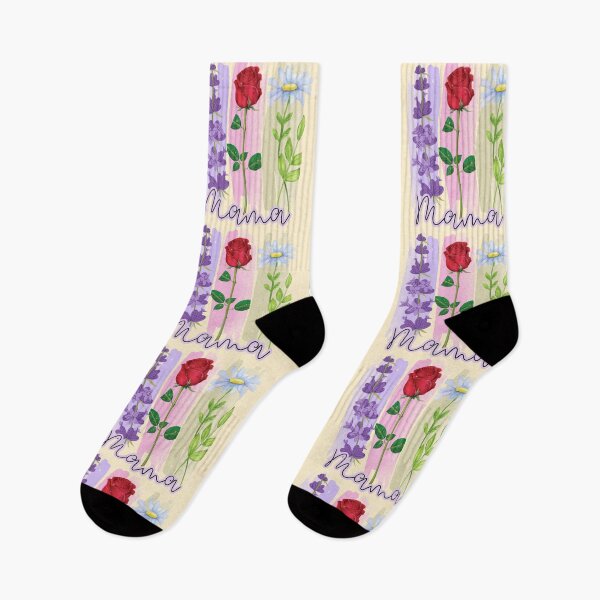 Item preview, Mama - Three Flowers of Motherhood Watercolor Panel Design designed and sold by PriyaMagic.