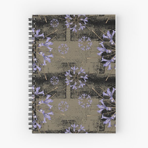 Item preview, First Spring Flower Radials on Black & Taupe Barn Tin designed and sold by Digitalmyth's Designs.