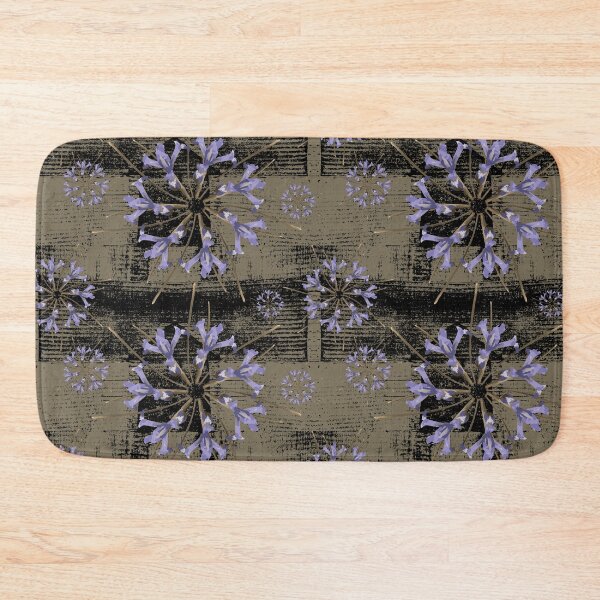 Item preview, First Spring Flower Radials on Black & Taupe Barn Tin designed and sold by Digitalmyth's Designs.
