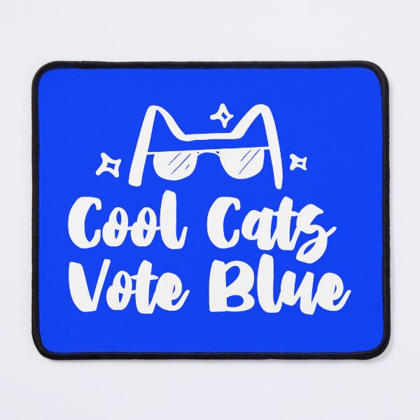 Item preview, Cool Cats Vote Blue 2026 Midterm Elections designed and sold by Pawsitive Pixel Studio.