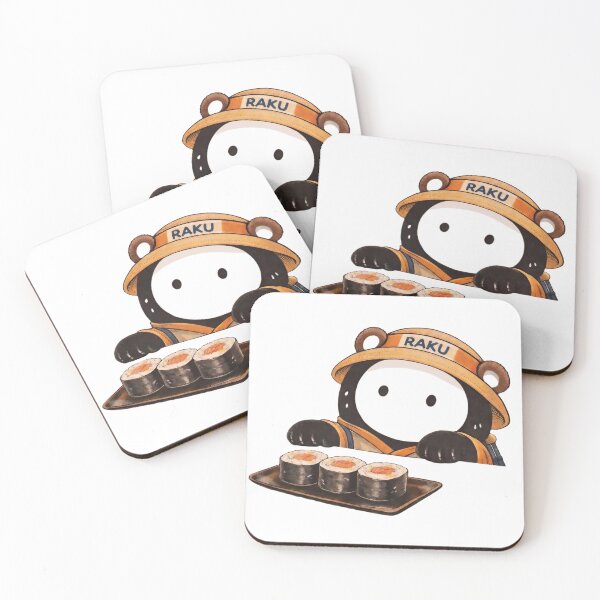 Item preview, Cute Raku Hungry for Sushi  designed and sold by RakuWorld.